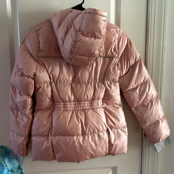 Michael Kors pink Hooded Puffer jacket Girls 14
